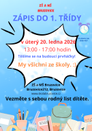 ZŠ a MŠ Bruzovice - Zápis do 1. třídy 1
